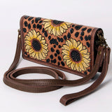 American Darling Wallet Hand Tooled Genuine Leather Western Women Bag | Handbag Purse Wristlet Travel Clutch