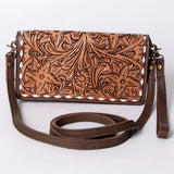 American Darling Wallet Hand Tooled Genuine Leather Western Women Bag | Handbag Purse Wristlet Travel Clutch