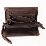 American Darling Wallet Hand Tooled Genuine Leather Western Women Bag | Handbag Purse Wristlet Travel Clutch