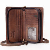 American Darling Wallet Hand Tooled Genuine Leather Western Women Bag | Handbag Purse Wristlet Travel Clutch