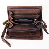 American Darling Wallet Hand Tooled Genuine Leather Western Women Bag | Handbag Purse Wristlet Travel Clutch