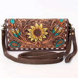 American Darling Wallet Hand Tooled Genuine Leather Western Women Bag | Handbag Purse Wristlet Travel Clutch
