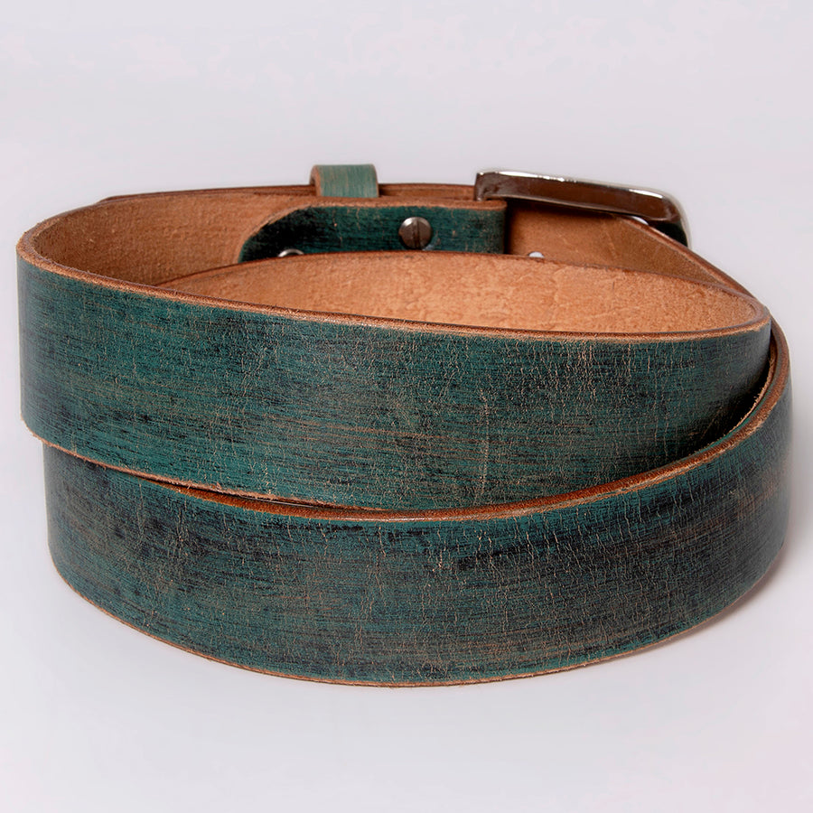 American Darling Full Grain Genuine Leather Belt Men and Women Western with Removable Buckle