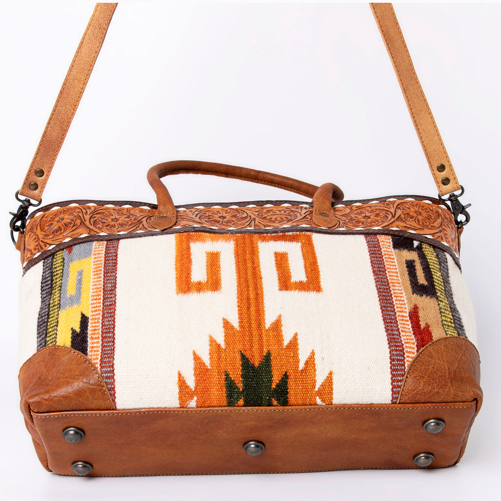 American Darling Tote Saddle Blanket Genuine Leather Western Women Bag Handbag Purse | Travel Bags Cute College Casual for