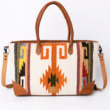 American Darling Tote Saddle Blanket Genuine Leather Western Women Bag Handbag Purse | Travel Bags Cute College Casual for