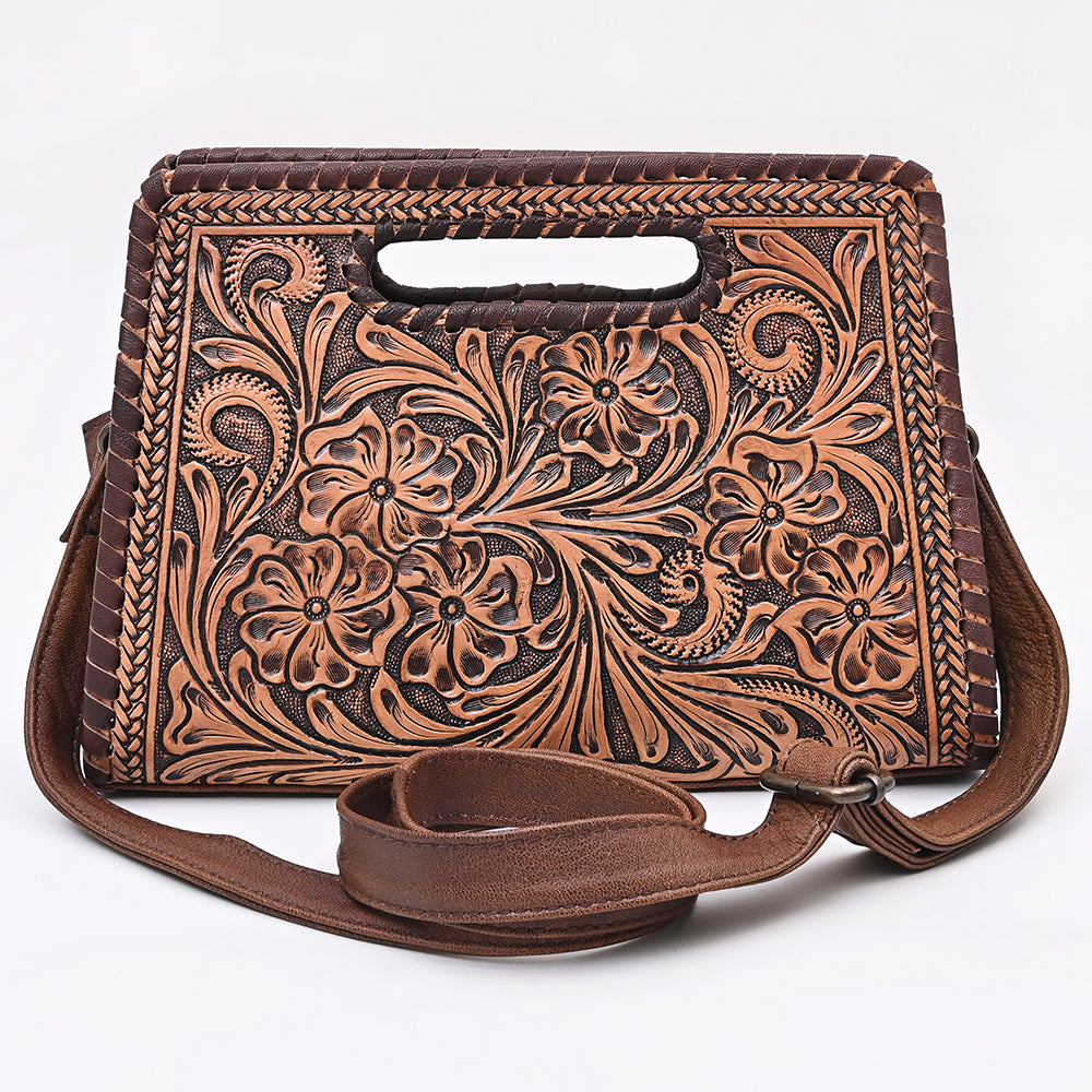 ADBG1060 American Darling Clutch Hand Tooled Genuine Leather women bag western handbag purse