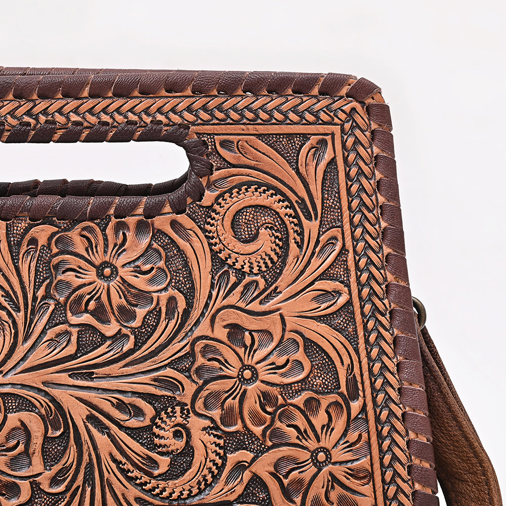 ADBG1060 American Darling Clutch Hand Tooled Genuine Leather women bag western handbag purse