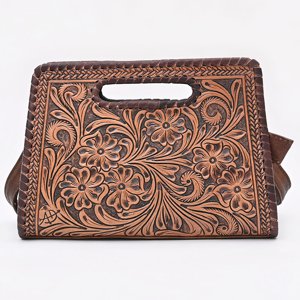 ADBG1060 American Darling Clutch Hand Tooled Genuine Leather women bag western handbag purse