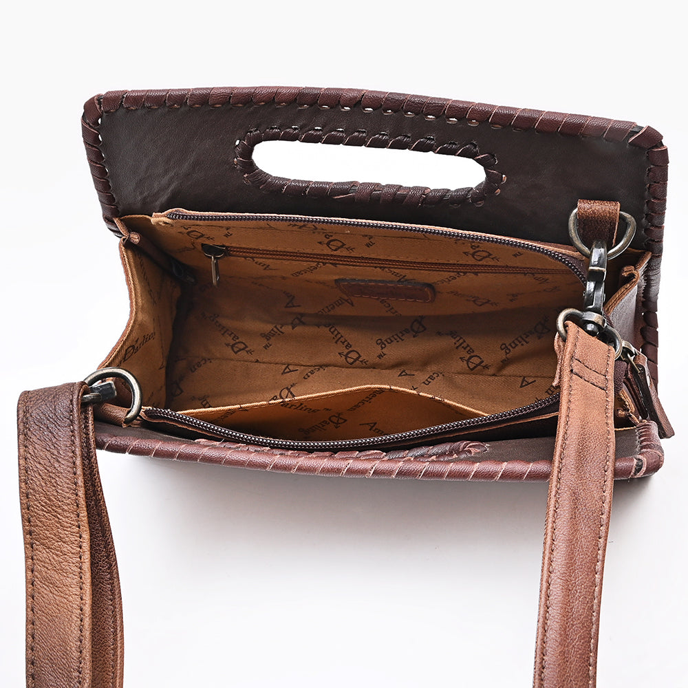 ADBG1060 American Darling Clutch Hand Tooled Genuine Leather women bag western handbag purse