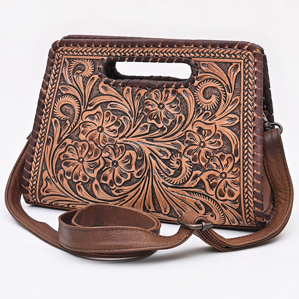 ADBG1060 American Darling Clutch Hand Tooled Genuine Leather women bag western handbag purse