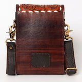 OHLAY KBA127 Cell Phone Holder 100% cotton Denim Genuine Leather women bag western handbag purse