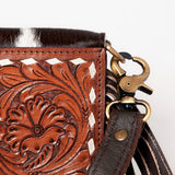 Ohlay Bags KBA128 Clutch Hand Tooled Hair-On Genuine Leather Women Bag Western Handbag Purse