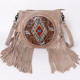 American Darling Messenger Hand Tooled Genuine Leather women bag western handbag purse