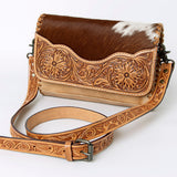 American Darling Wallet Hand Tooled Hair On Genuine Leather Western Women Bag | Handbag Purse | Women Wallet | Wristlet Wallet | Travel Wallet | Leather Wallet | Clutch Wallet