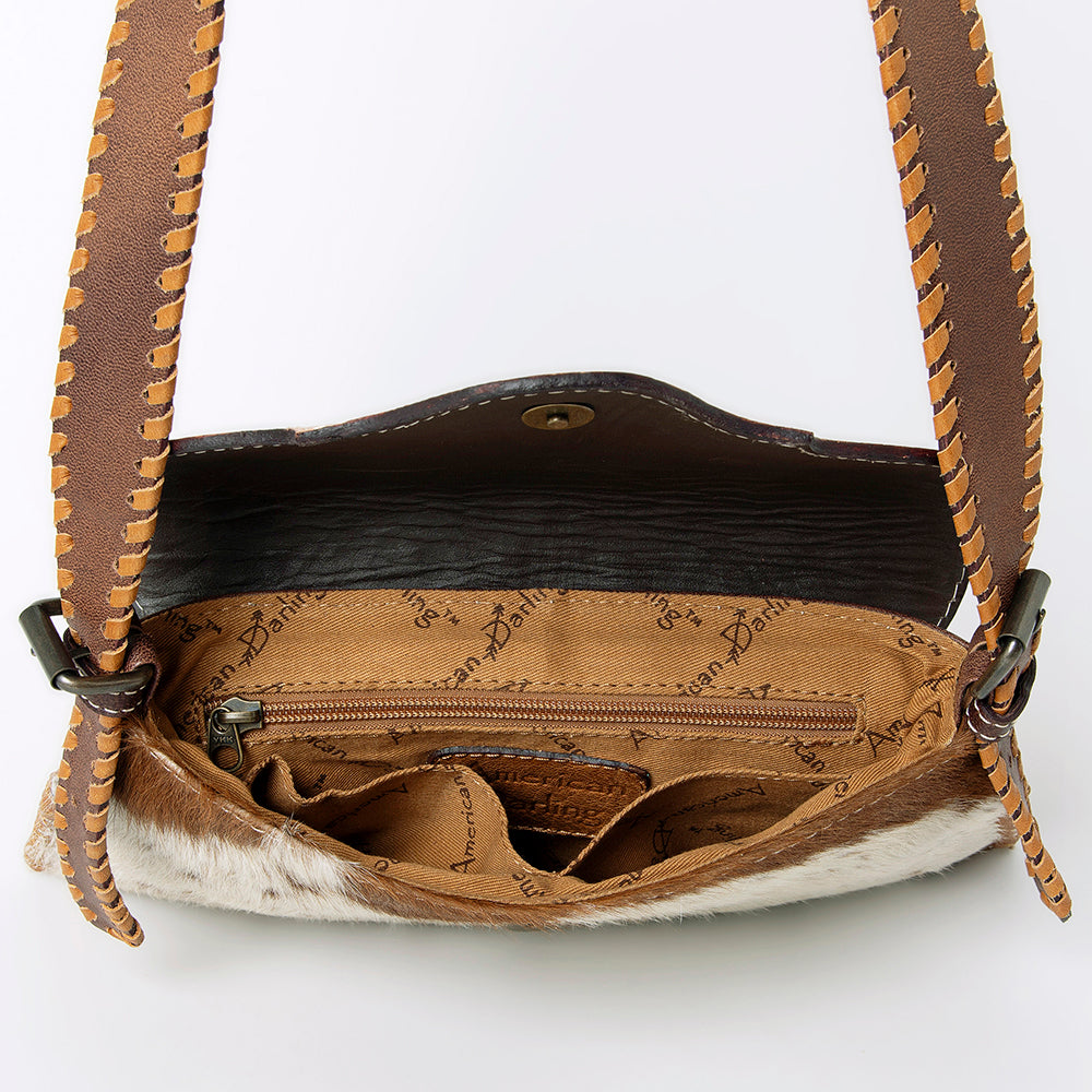 ADBG1068 American Darling Wallet Hand Tooled Hair-On Genuine Leather women bag western handbag purse