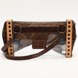 American Darling Clear bag Hand Tooled Genuine Leather Women Bag Western Handbag Purse