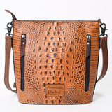 American Darling Cross Body Crocodile Embossed Genuine Leather Western Women Bag Handbag Purse | Crossbody for Cute