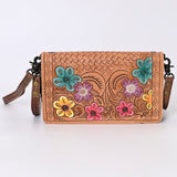 American Darling ORGANISER Upcycled Wool Genuine Leather women bag western handbag purse