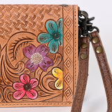 American Darling Organizer Hand Tooled Genuine Leather Western Women Bag Handbag Purse | Organizer Bag for Women | Cute Organizer Bag | Organizer Purse | Travel Organizer Bag