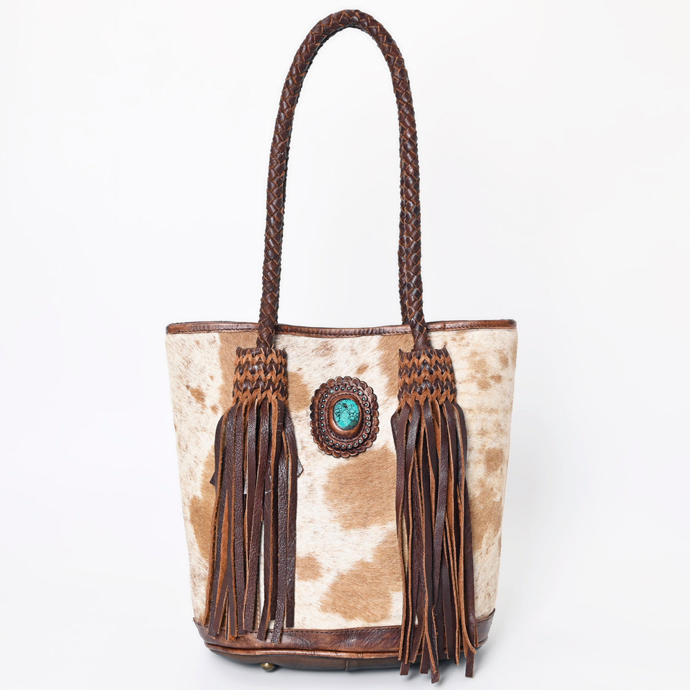 American Darling Tote Hair on Genuine Leather Western Women Bag | Handbag Purse for Cute