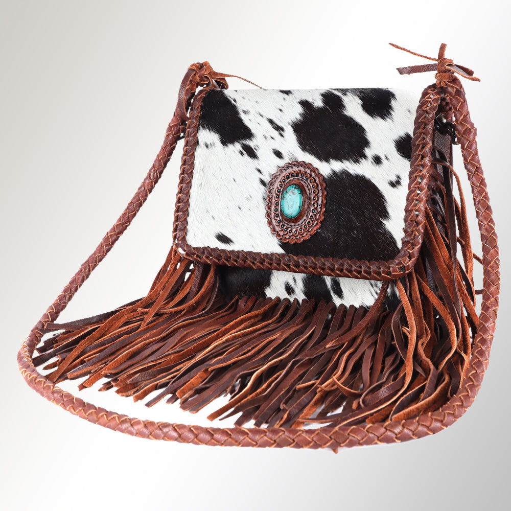 American Darling Cross Body Hair on Genuine Leather Western Women Bag | Handbag Purse Crossbody for Cute