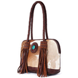 American Darling Tote Hair on Genuine Leather Western Women Bag | Handbag Purse for Cute