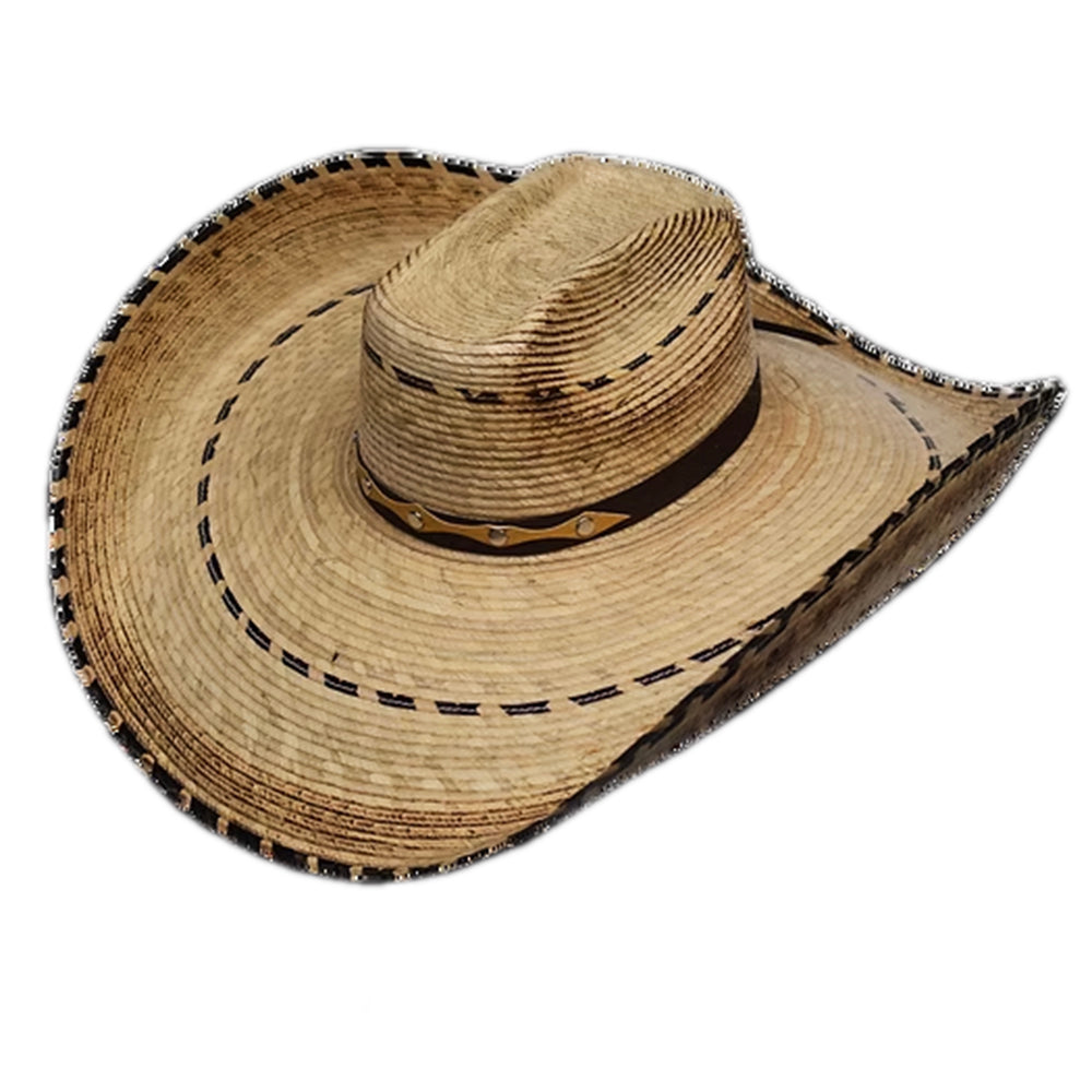 Lonestar Straw Cowboy Hat For Men & Women Breathable Western Wide Brim for Sun Protection