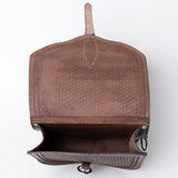 Hilason Floral Western Horse Leather Saddle Bag Heavyduty Traditional Trail Ride
