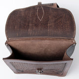 Hilason Floral Western Horse Leather Saddle Bag Heavyduty Traditional Trail Ride