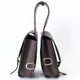 Hilason Floral Western Horse Leather Saddle Bag Heavyduty Traditional Trail Ride