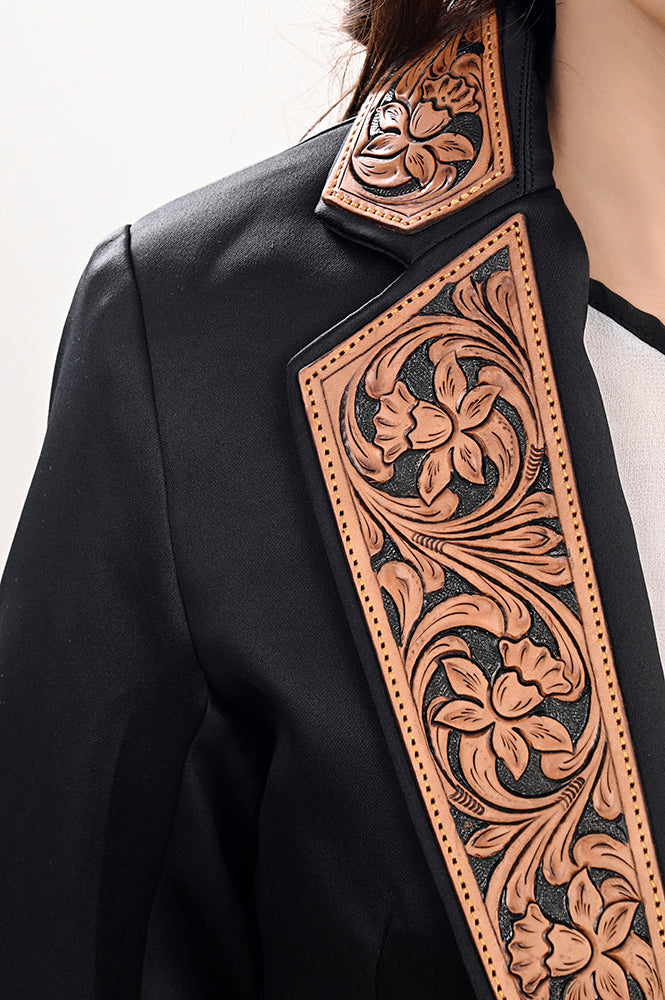 American Darling ADBZ707 Genuine leather Women Blazer dress Shirt jacket ladies Girl| Vintage