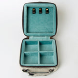 American Darling Jewelry Case Hand Tooled Hair-On Genuine Leather Women Bag Western Handbag Purse | Organizer for Travel