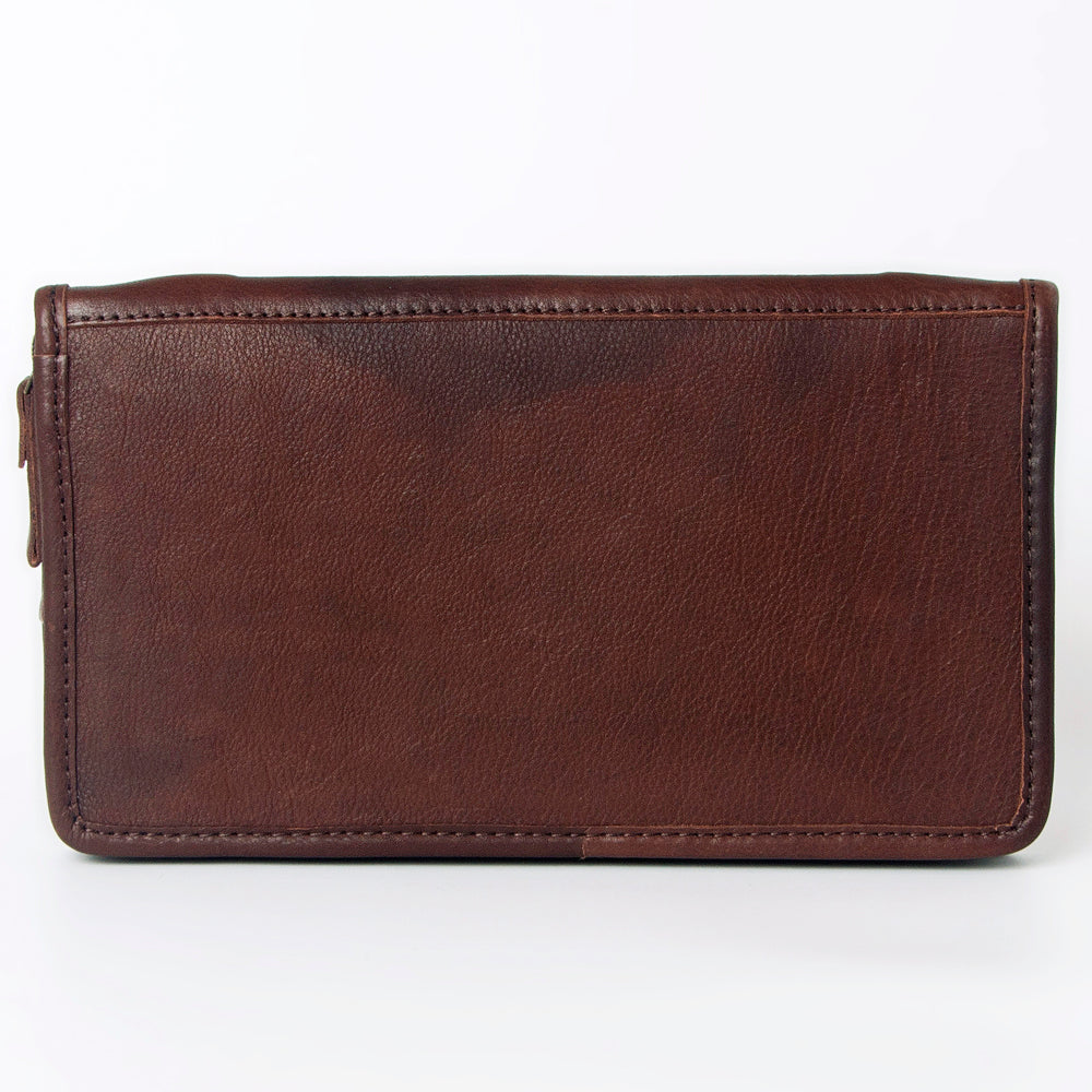 American Darling Jewelry Case Hand Tooled Hair-On Genuine Leather Women Bag Western Handbag Purse | Organizer for Travel