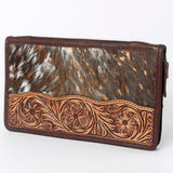 American Darling Jewelry Case Hand Tooled Hair-On Genuine Leather Women Bag Western Handbag Purse | Organizer for Travel