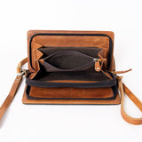 Ohlay Bags SKBM101D Organiser Hand Tooled Genuine Leather Women Bag Western Handbag Purse