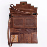 American Darling Messenger Saddle Blanket Fabric Genuine Leather Western Women Bag Handbag Purse | Cute