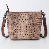 American Darling Cross Body Crocodile Embossed Genuine Leather Western Women Bag Handbag | for Cute Laptop