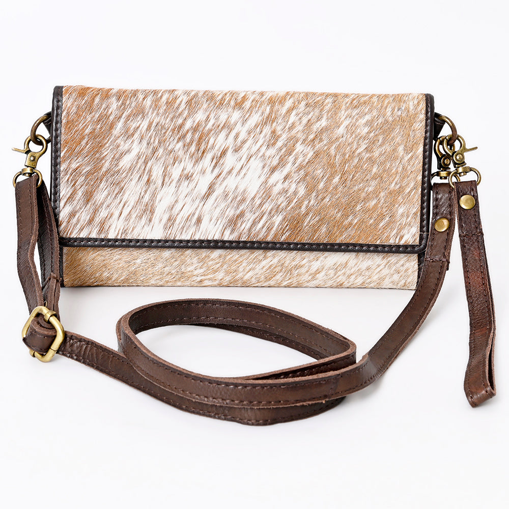 American Darling Wallet Hair on Genuine Leather Western Women Bag | Handbag Purse Wristlet Travel Clutch