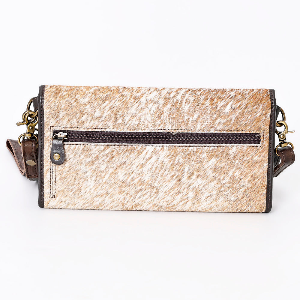 American Darling Wallet Hair on Genuine Leather Western Women Bag | Handbag Purse Wristlet Travel Clutch