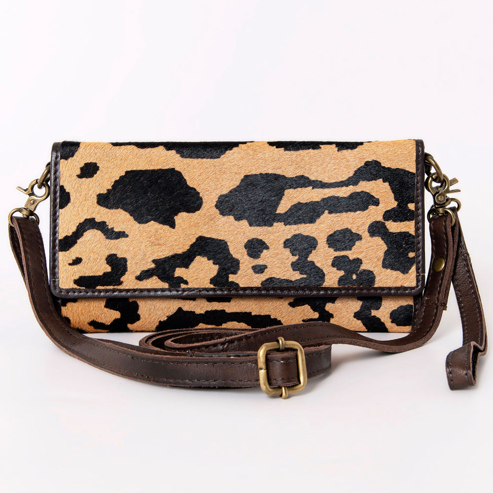American Darling Wallet Hair on Genuine Leather Western Women Bag | Handbag Purse Wristlet Travel Clutch