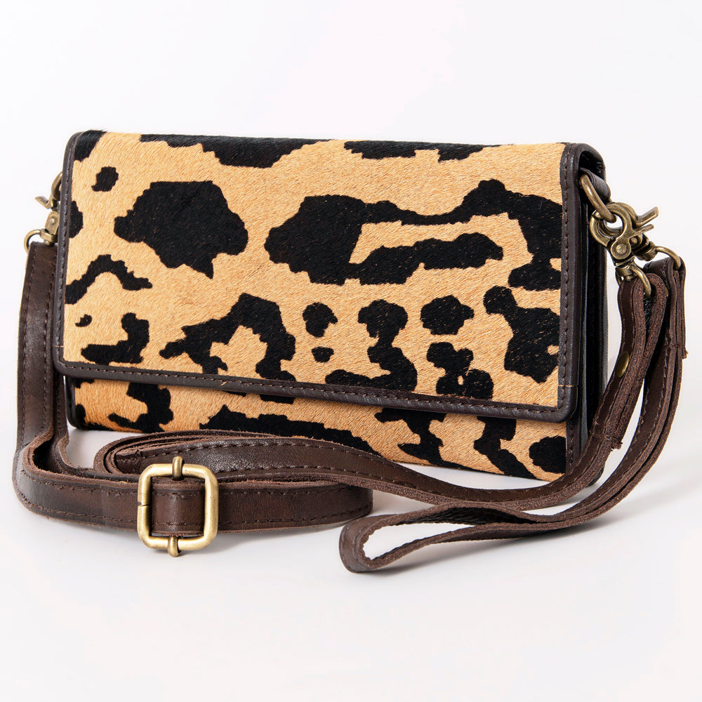 American Darling Wallet Hair on Genuine Leather Western Women Bag | Handbag Purse Wristlet Travel Clutch