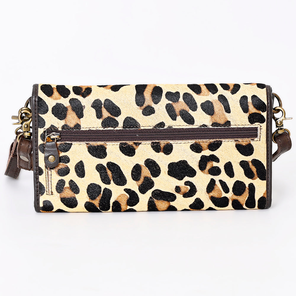American Darling Wallet Hair on Genuine Leather Western Women Bag | Handbag Purse Wristlet Travel Clutch