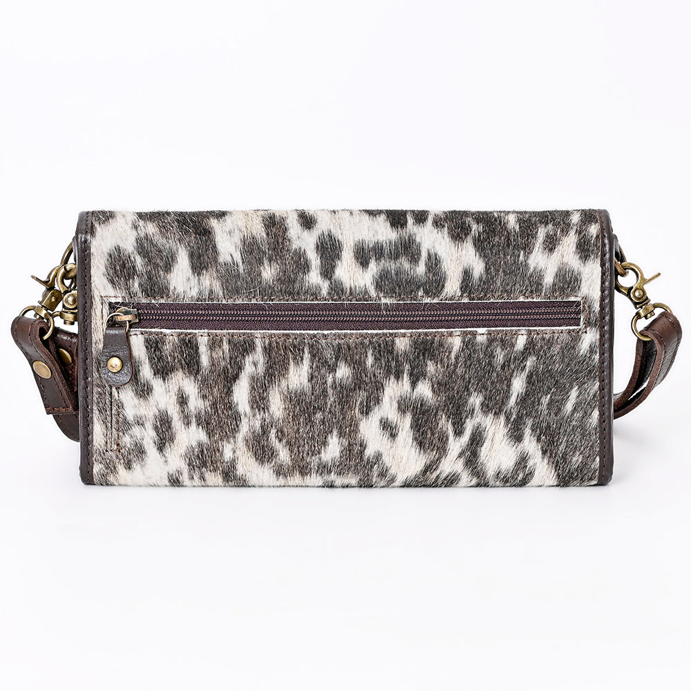 American Darling Wallet Hair on Genuine Leather Western Women Bag | Handbag Purse Wristlet Travel Clutch