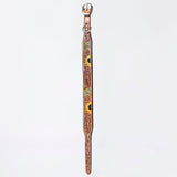 HILASON Western Genuine Leather Heavy Duty Hand Painted Dog Collar