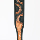 HILASON Western Genuine Leather Heavy Duty Hand Painted Dog Collar