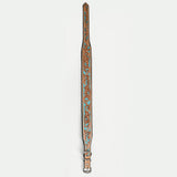 HILASON Western Genuine Leather Heavy Duty Dog Collar Floral Tooled