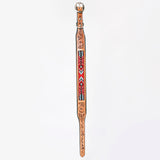 HILASON Western Style Beaded American Leather Pet Dog Collar