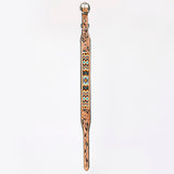 HILASON Western Style Beaded American Leather Pet Dog Collar