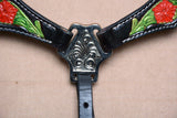 COMFYTACK Western Horse Headstall Breast Collar Tack Genuine American Leather