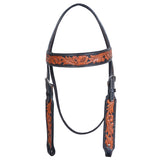 COMFYTACK Western Horse Headstall Breast Collar Tack Genuine American Leather